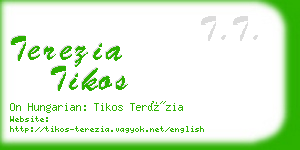 terezia tikos business card